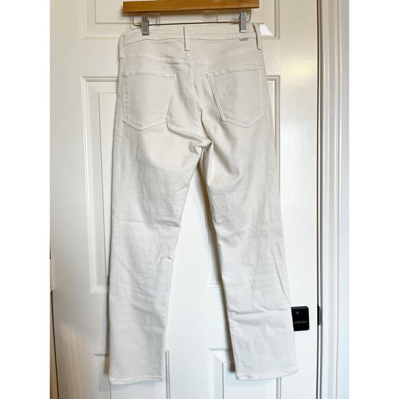 Mother The Tomcat Ankle Jeans Cream Puff Off White Size 29 - Picture 3 of 11